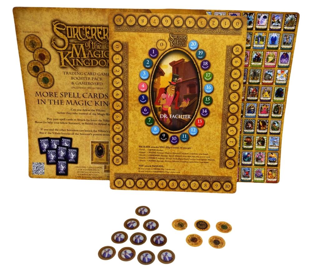Sorcerers of the Magic Kingdom Card Game - Dr. Facilier - PARTIAL SET - NO CARDS